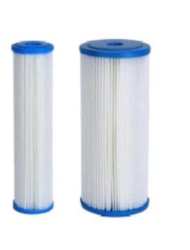 Filtros cartucho plisado poliéster conexión DOE de 4.5" (Big Blue) x 20" para filtración de 1, 5, 20, 30 micras