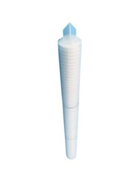 Filtros cartucho plisado PTFE (venteo - hidrofobico) conexión 2-226 fin bayoneta de 2.5" (Slim) x 20" para filtración de 0.1, 0.2,  0.45 micras
